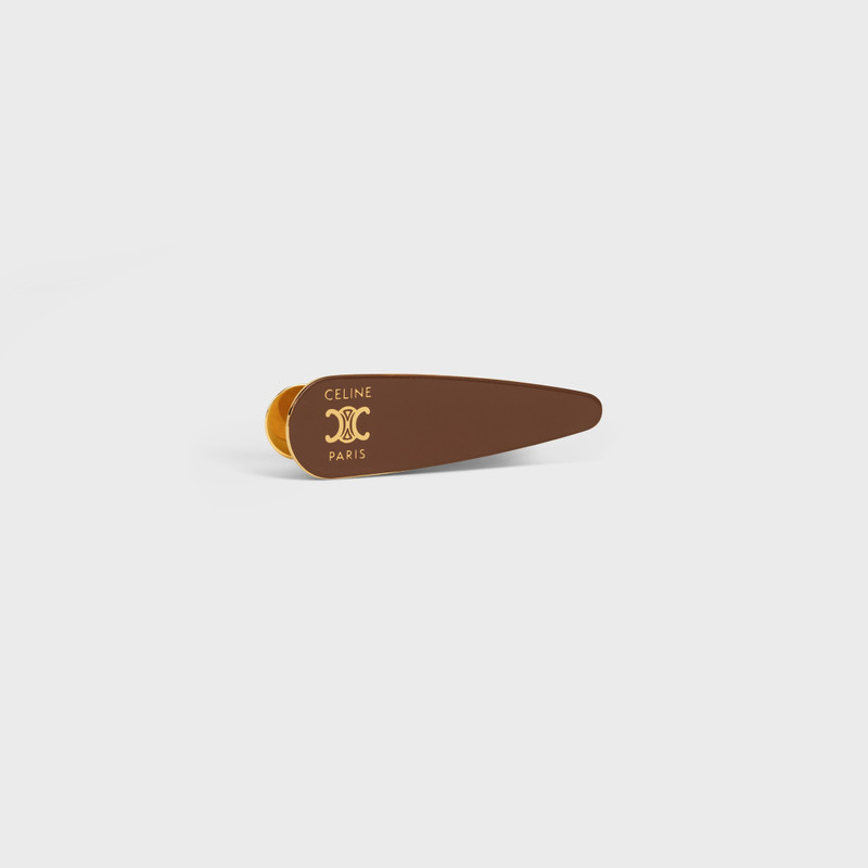 CELINE CELINE HAIR CLIP IN STEEL, ZAMAK AND VARNISH outlook