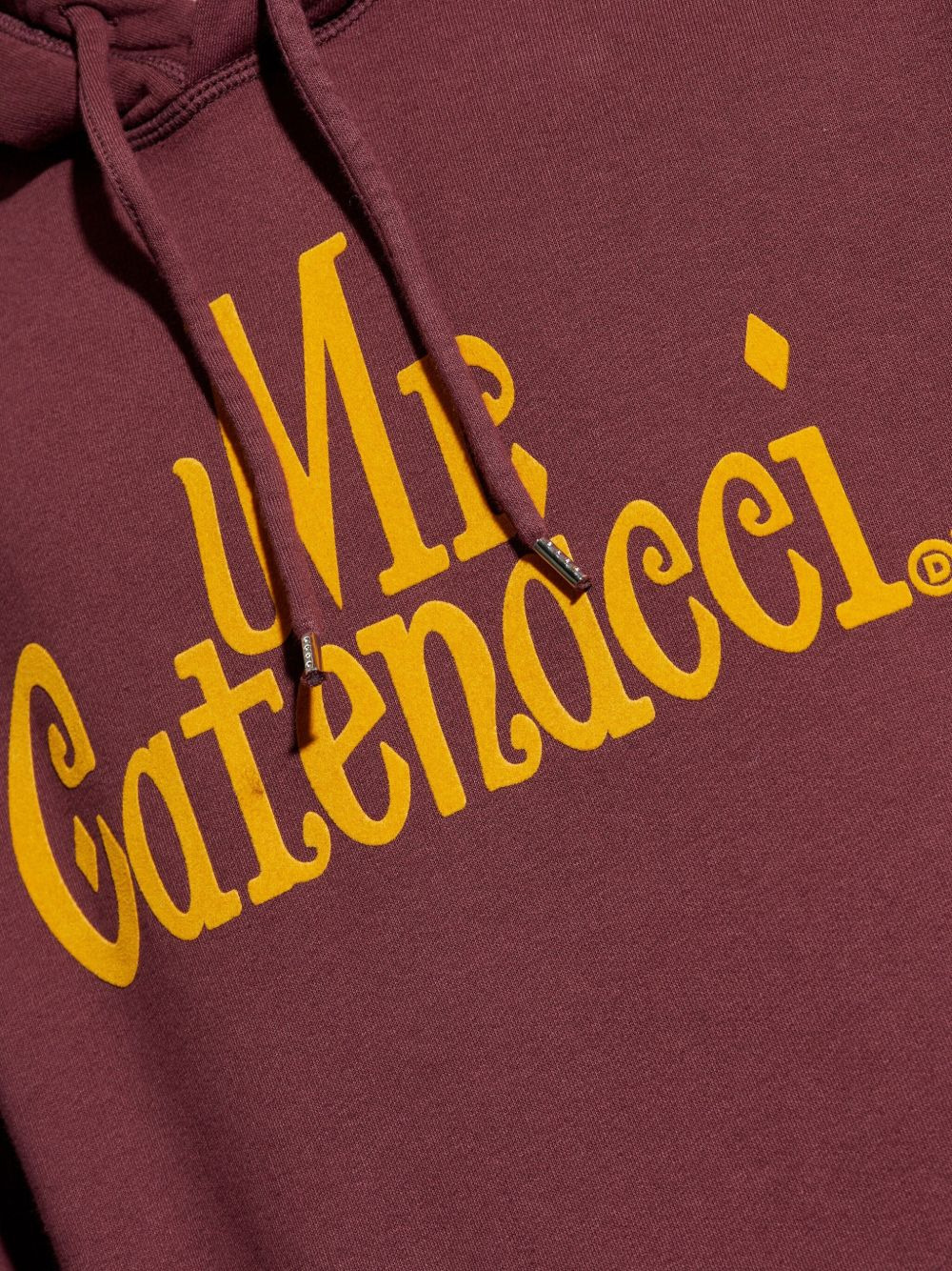 lettering-print hoodie - 5