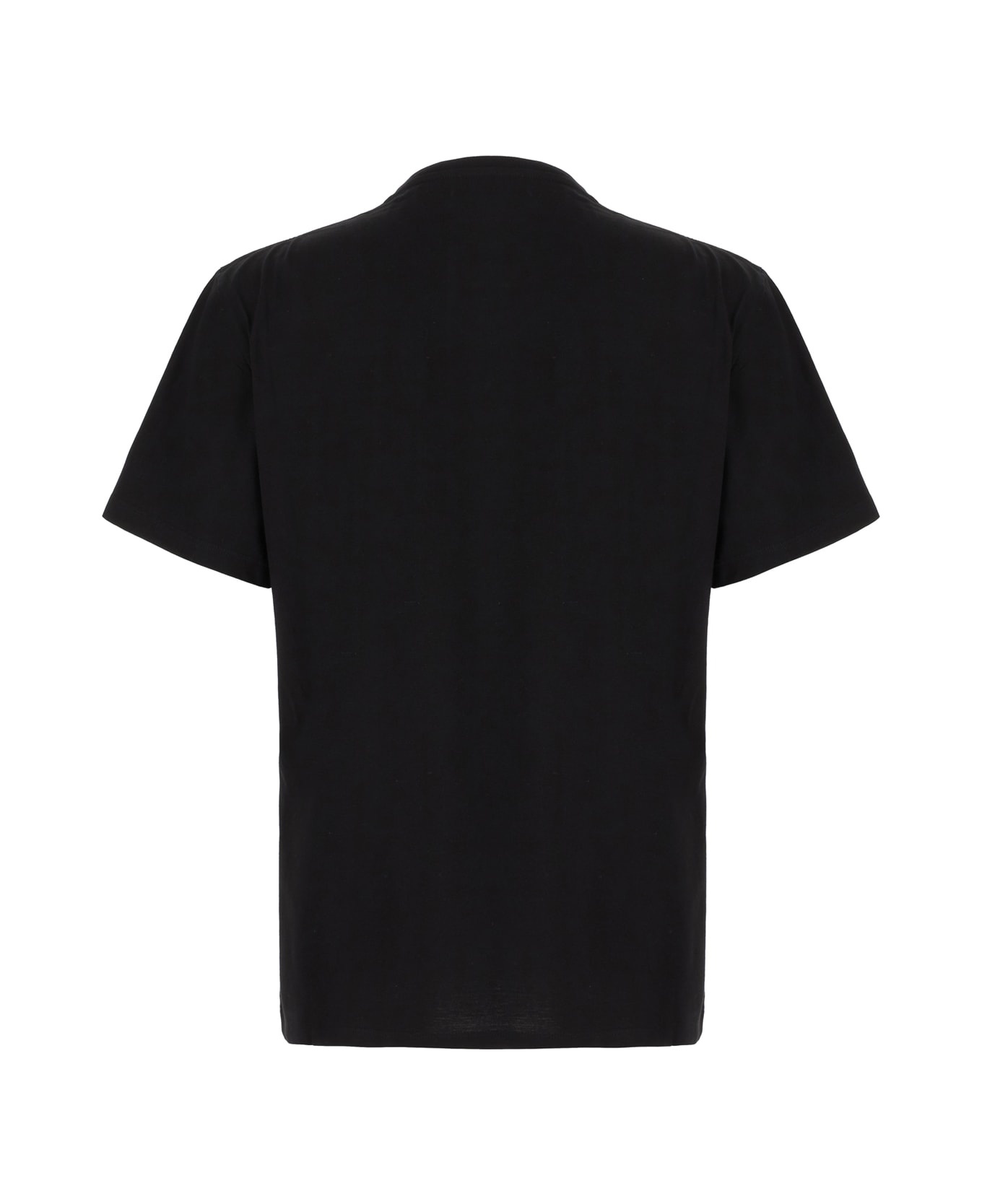 Black Cotton T-shirt - 2