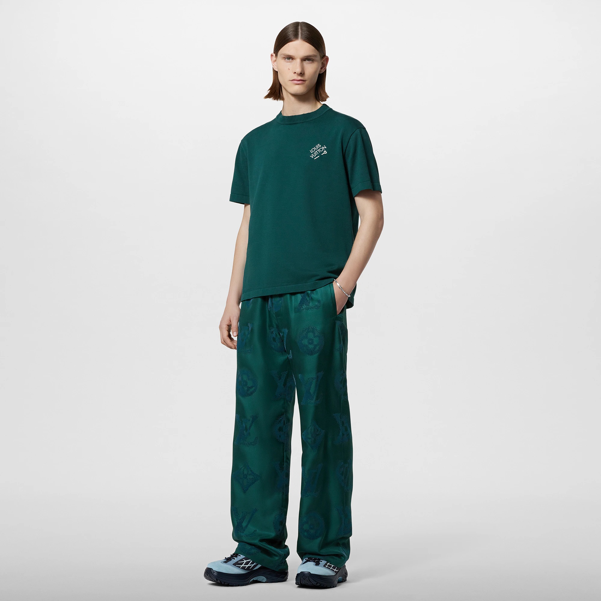 Signature Short-Sleeved Cotton Crewneck - 4
