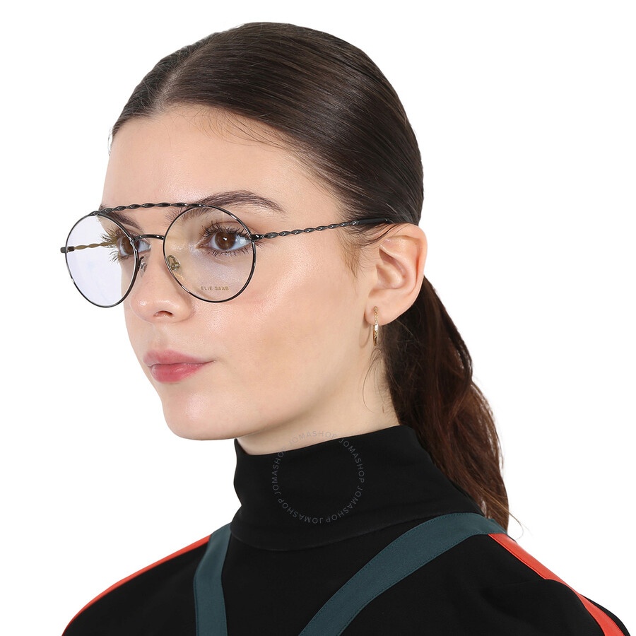 Elie Saab Demo Round Ladies Eyeglasses ES 052 KJ1 55 - 2