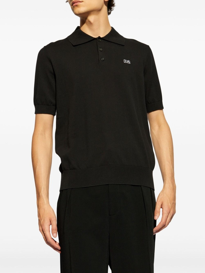 logo patch polo shirt 3
