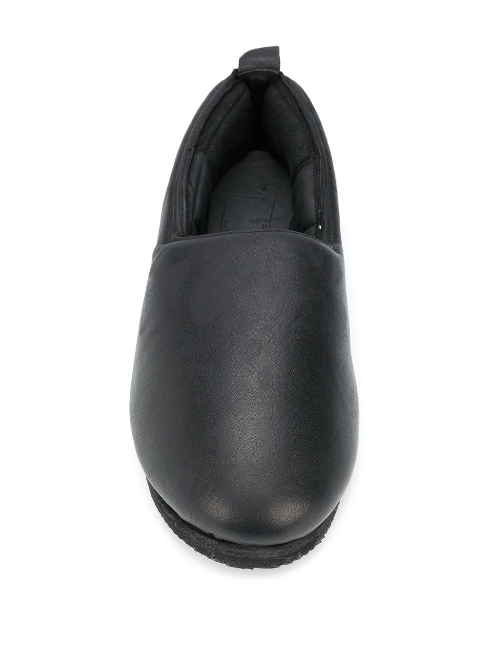 plain chunky-style loafers - 4