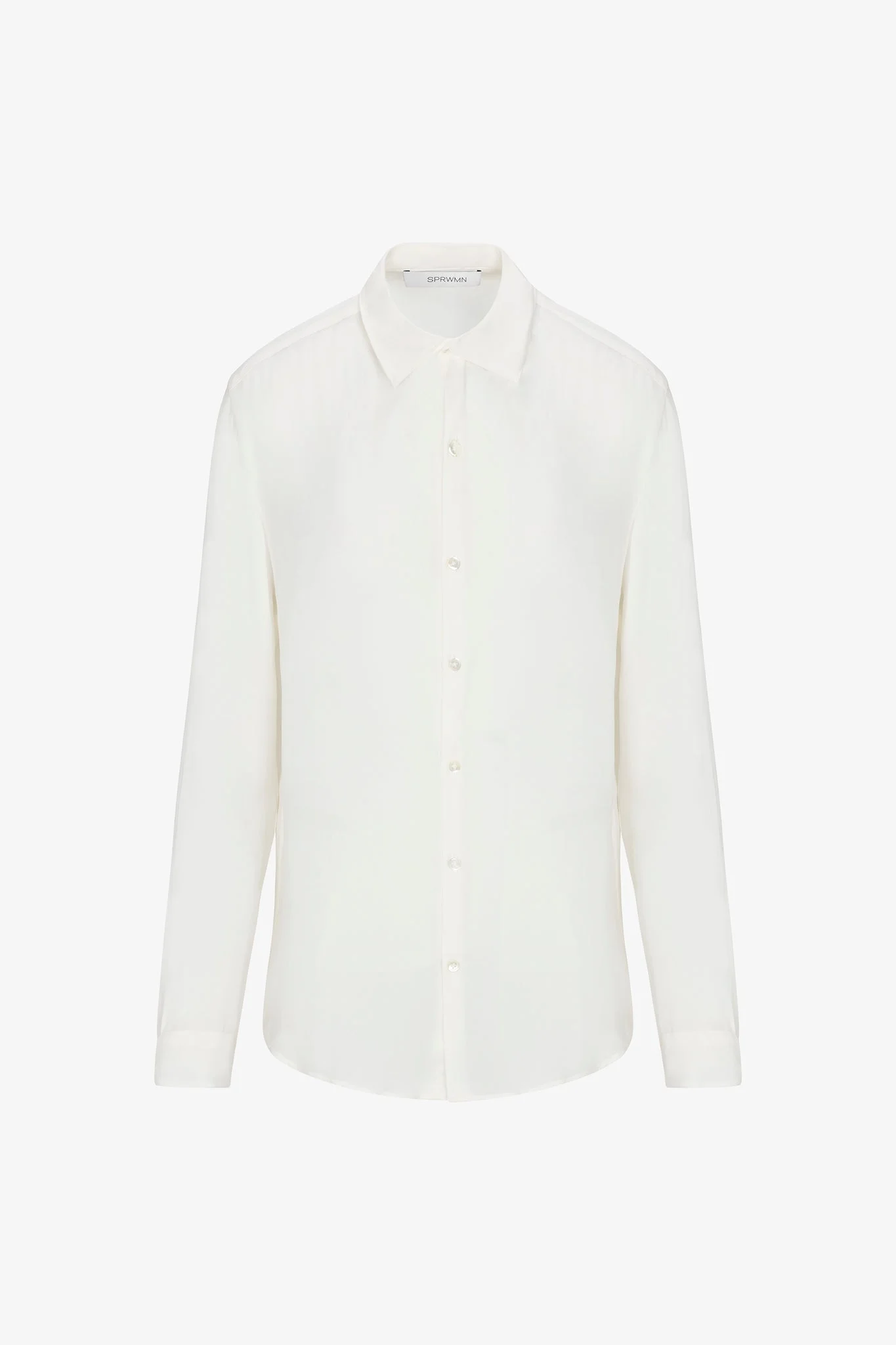 MARA SILK CHIFFON BUTTON DOWN - 1