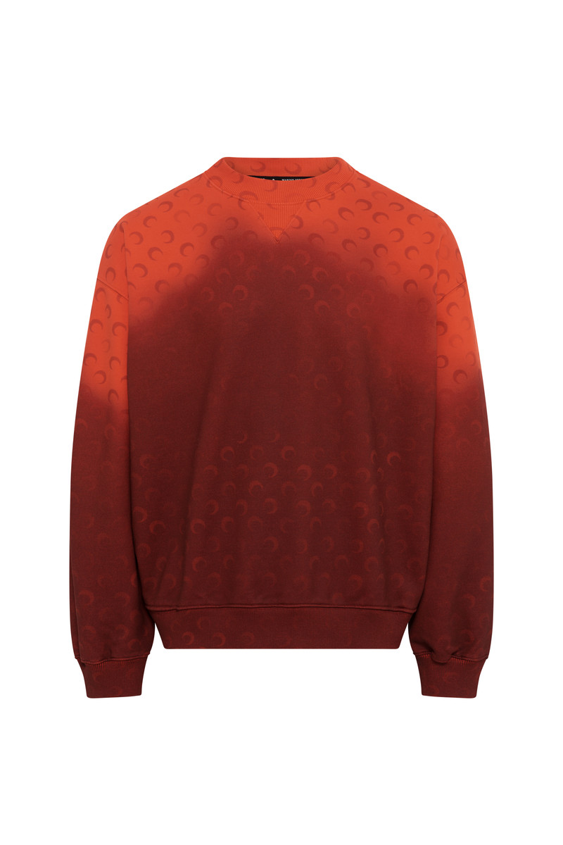 Moon Faded Fleece Oversized Sweatshirt 1