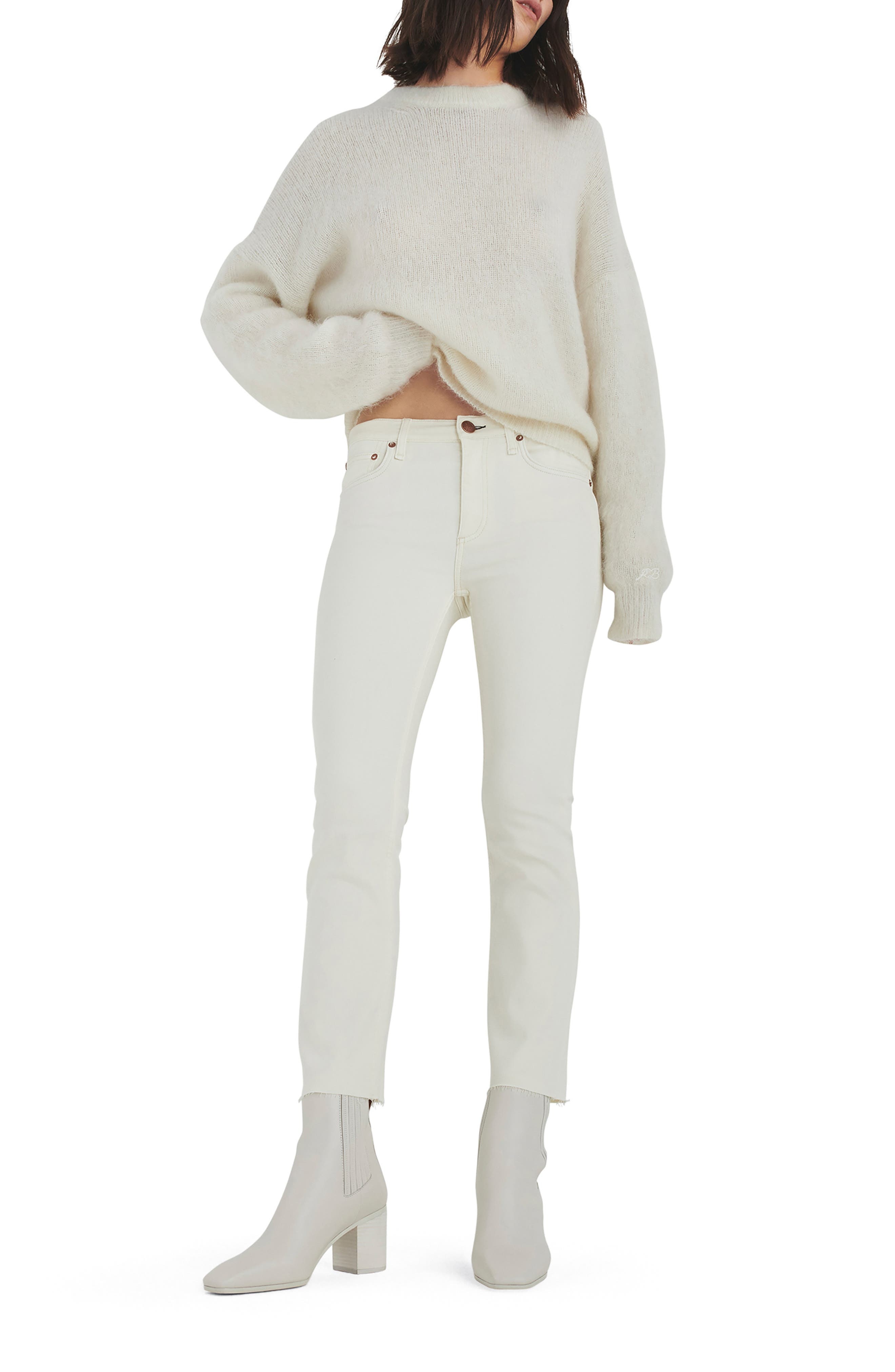 Peyton Mid Rise Ankle Bootcut Jeans - 8