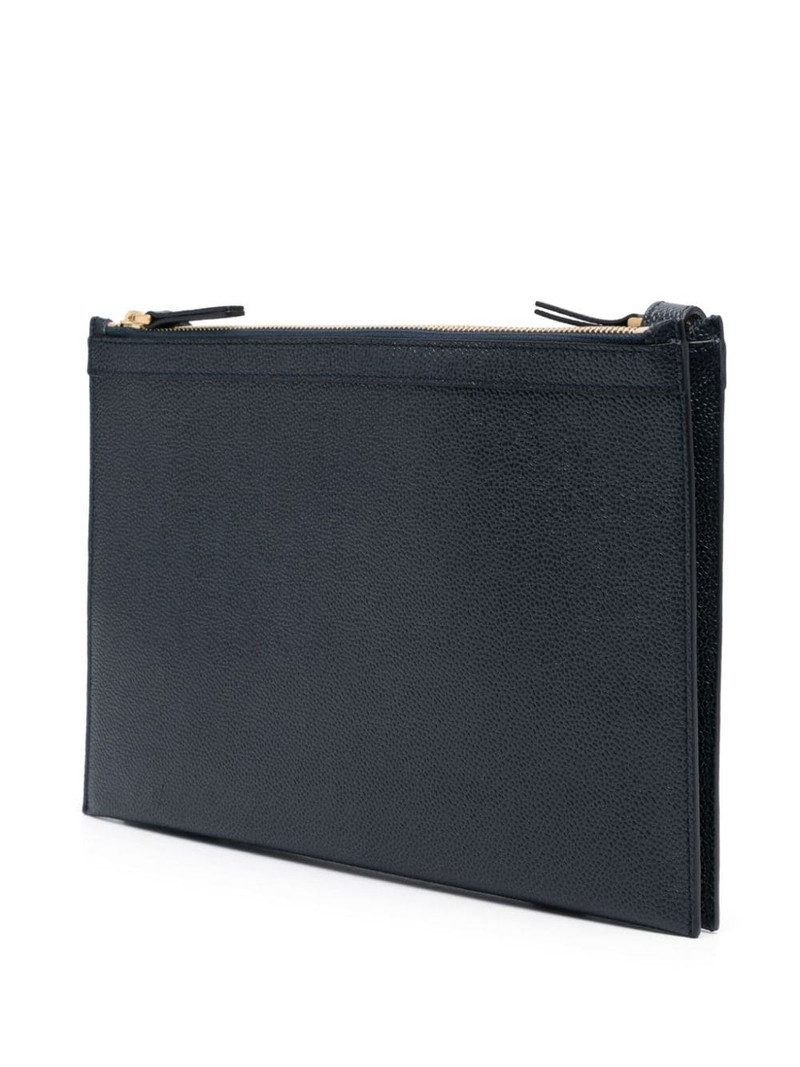 logo-print leather cross body bag 3
