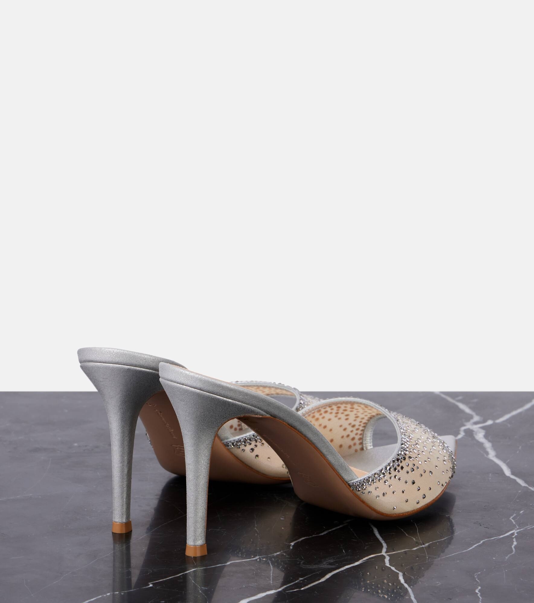 Rania 85 embellished mules - 2