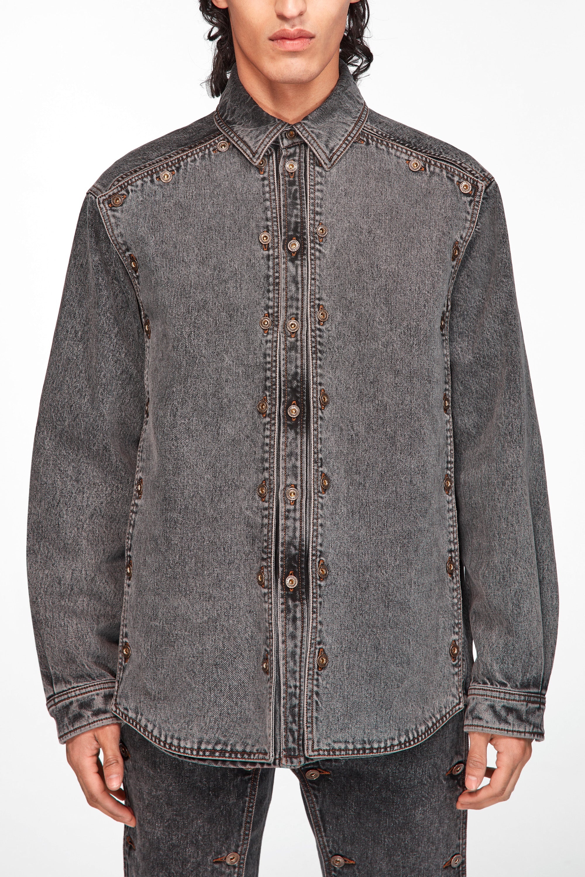Evergreen Snap Off Denim Shirt - 3