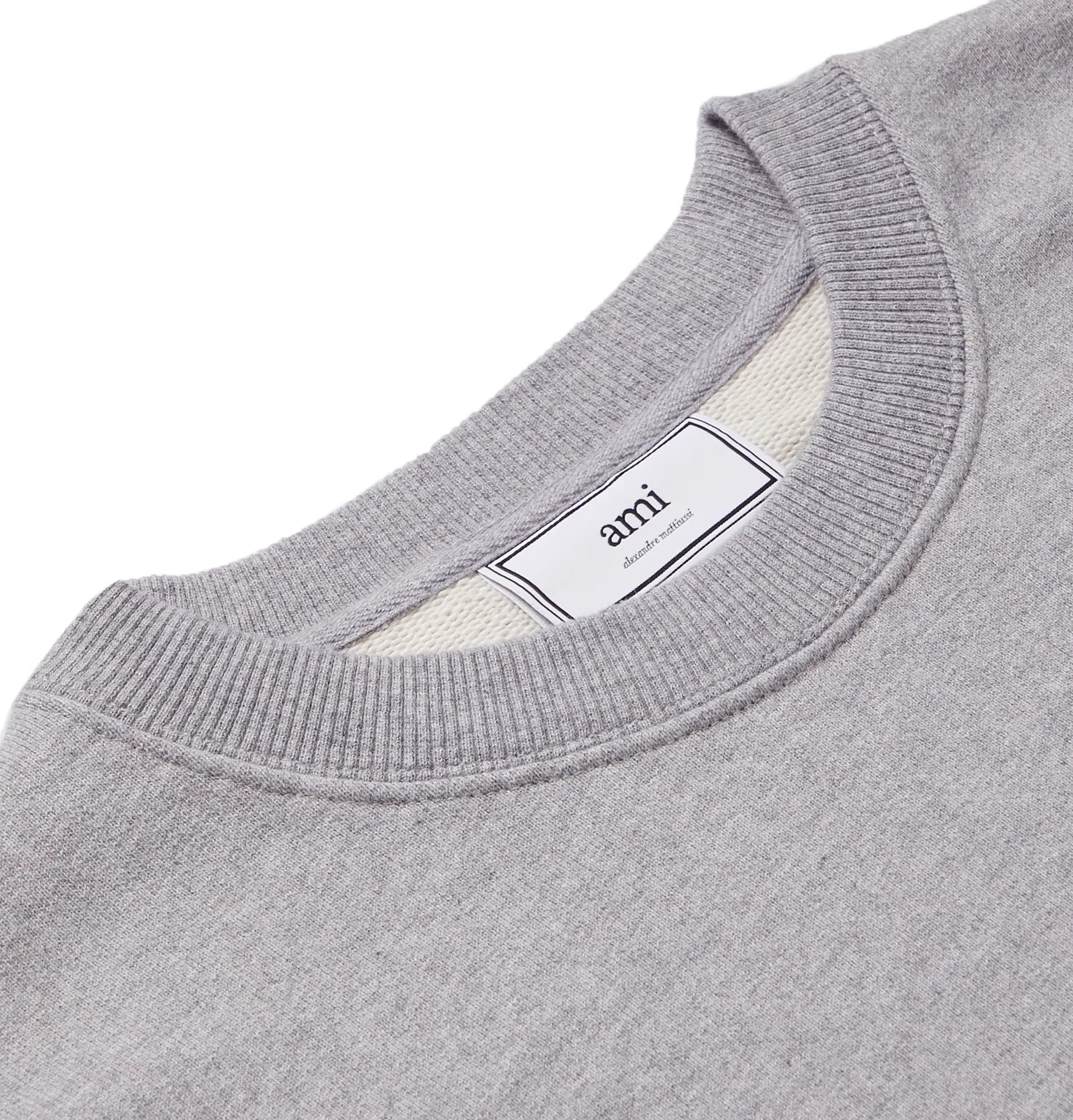 Logo-Appliquéd Mélange Loopback Cotton-Jersey Sweatshirt - 5