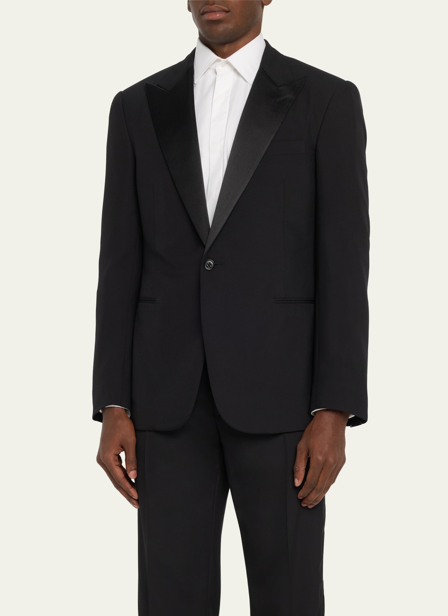 Men's Polo Tailored Wool Barathea Tuxedo - 4