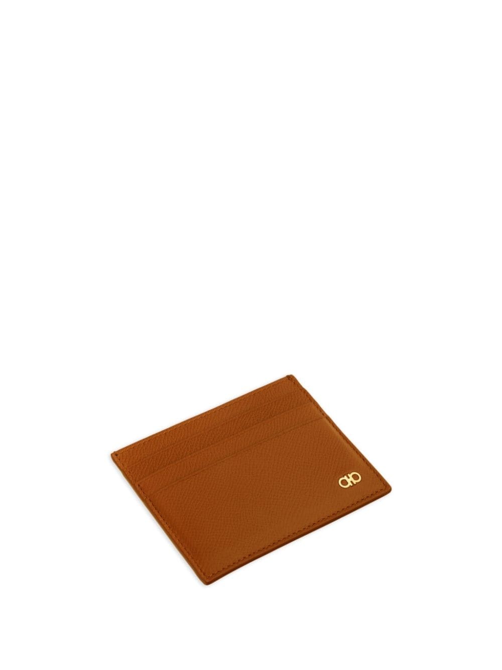 Gancini leather card holder - 3