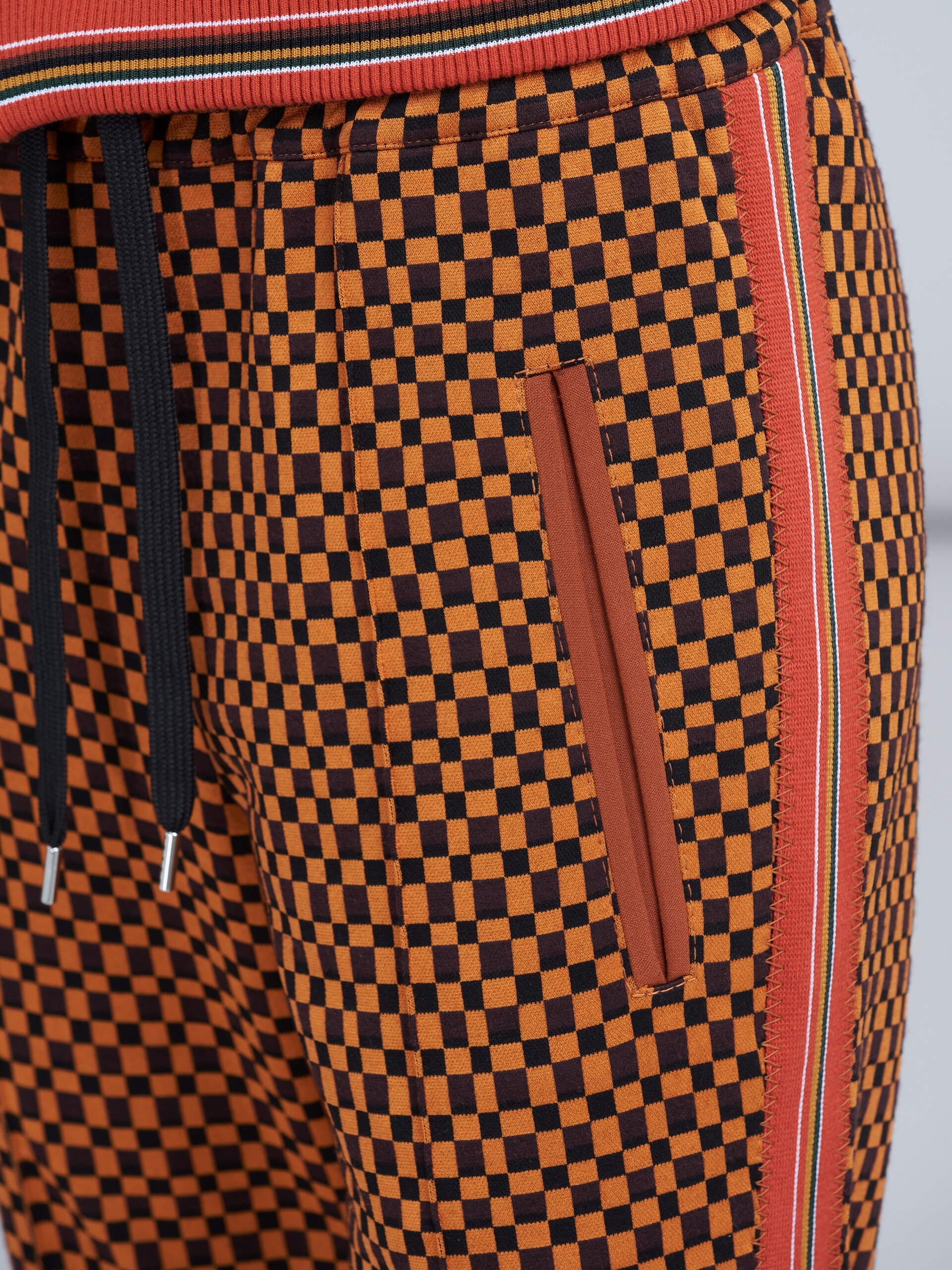 JACQUARD JERSEY LONG TROUSERS - 4