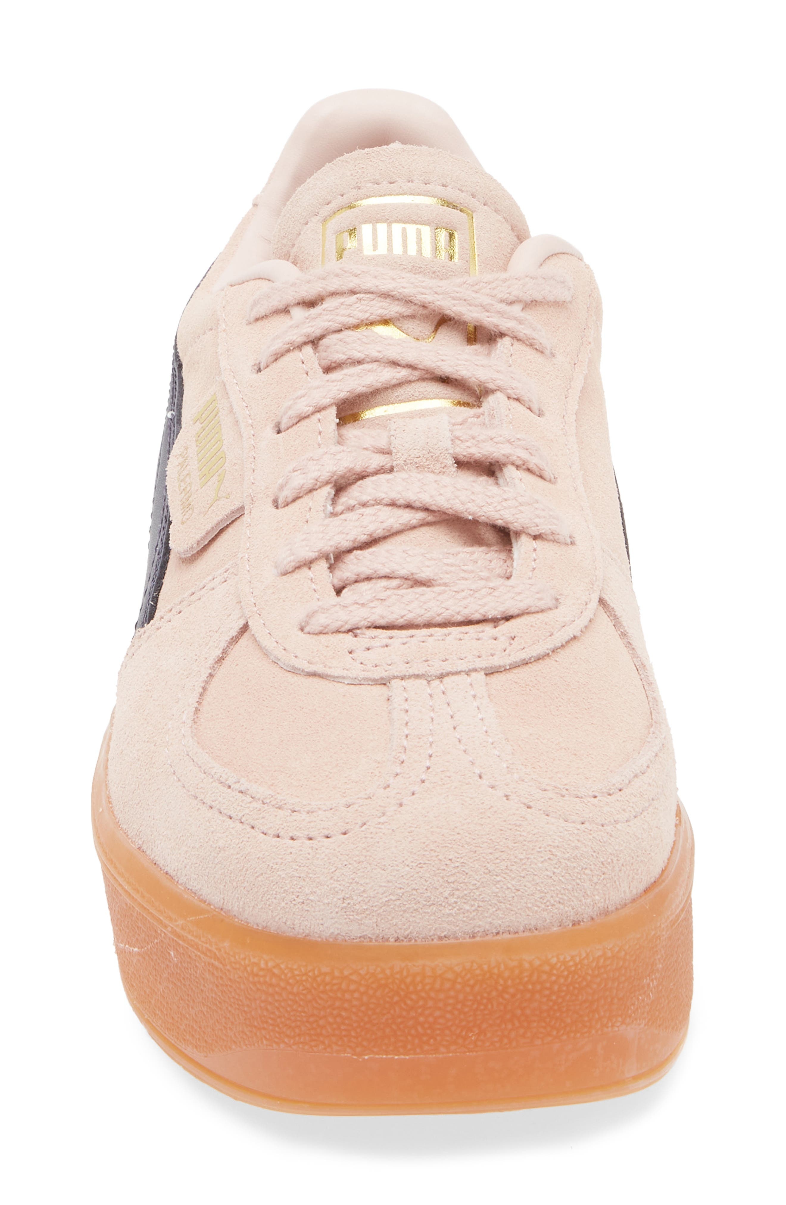PUMA Palermo Elevata Platform Sneaker in Rose Quartz-Gum at Nordstrom - 4