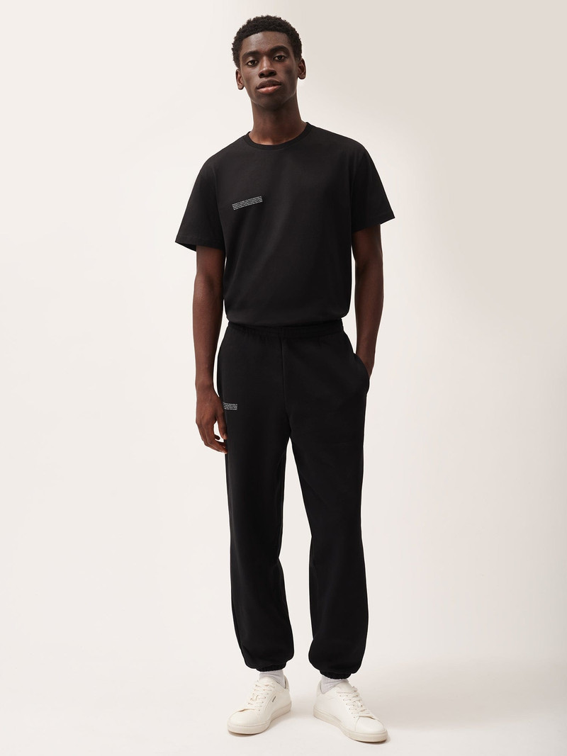 PANGAIA Mens 365 Heavyweight Track Pants - Black outlook