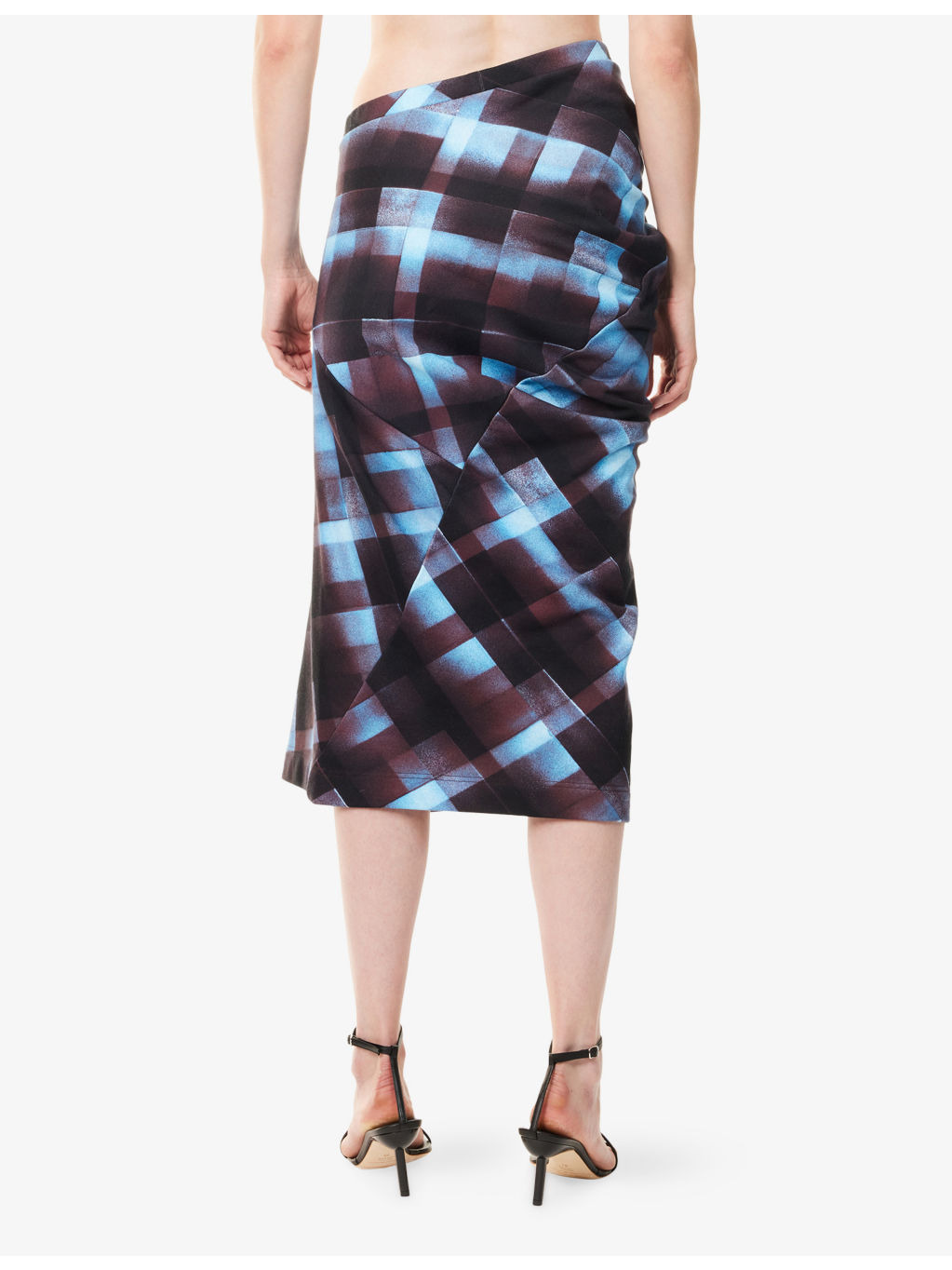 Harens Abstract Graphic-Print Cotton-jersey Skirt - 4