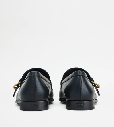 Tod's LOAFERS IN LEATHER - BLACK outlook