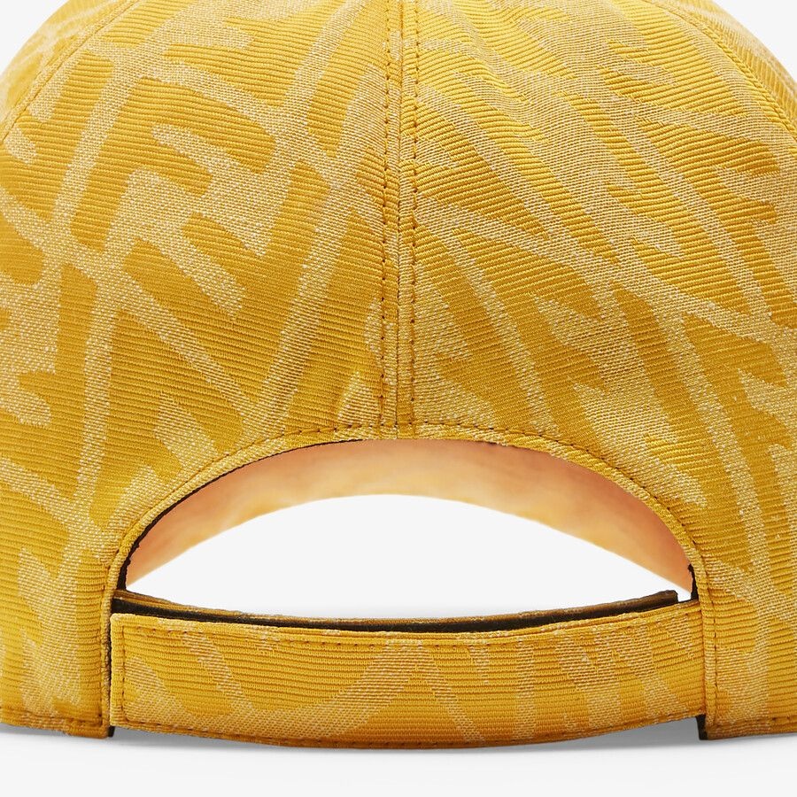 Yellow canvas baseball cap - 2