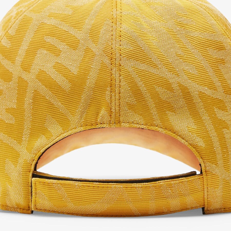 Yellow canvas baseball cap - 2