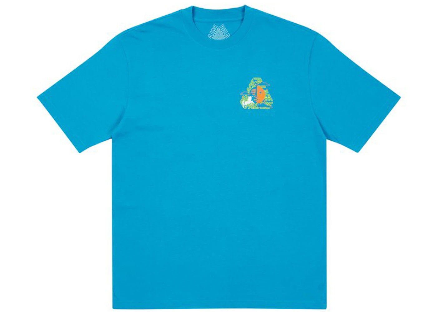 Palace Da One T-shirt Petrol Blue - 2