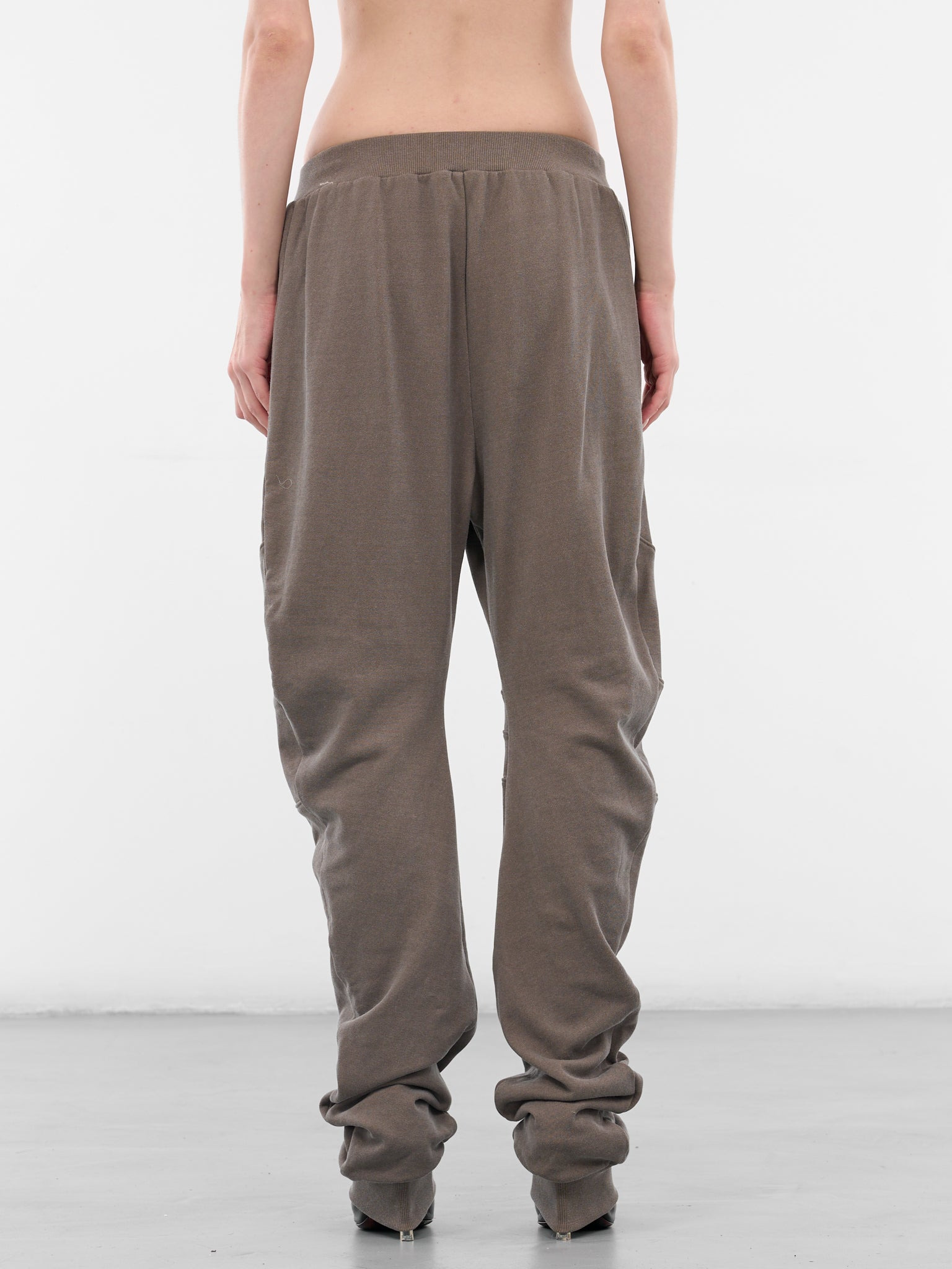 Beige Relaxed Paneled Circular Sweatpants - 3
