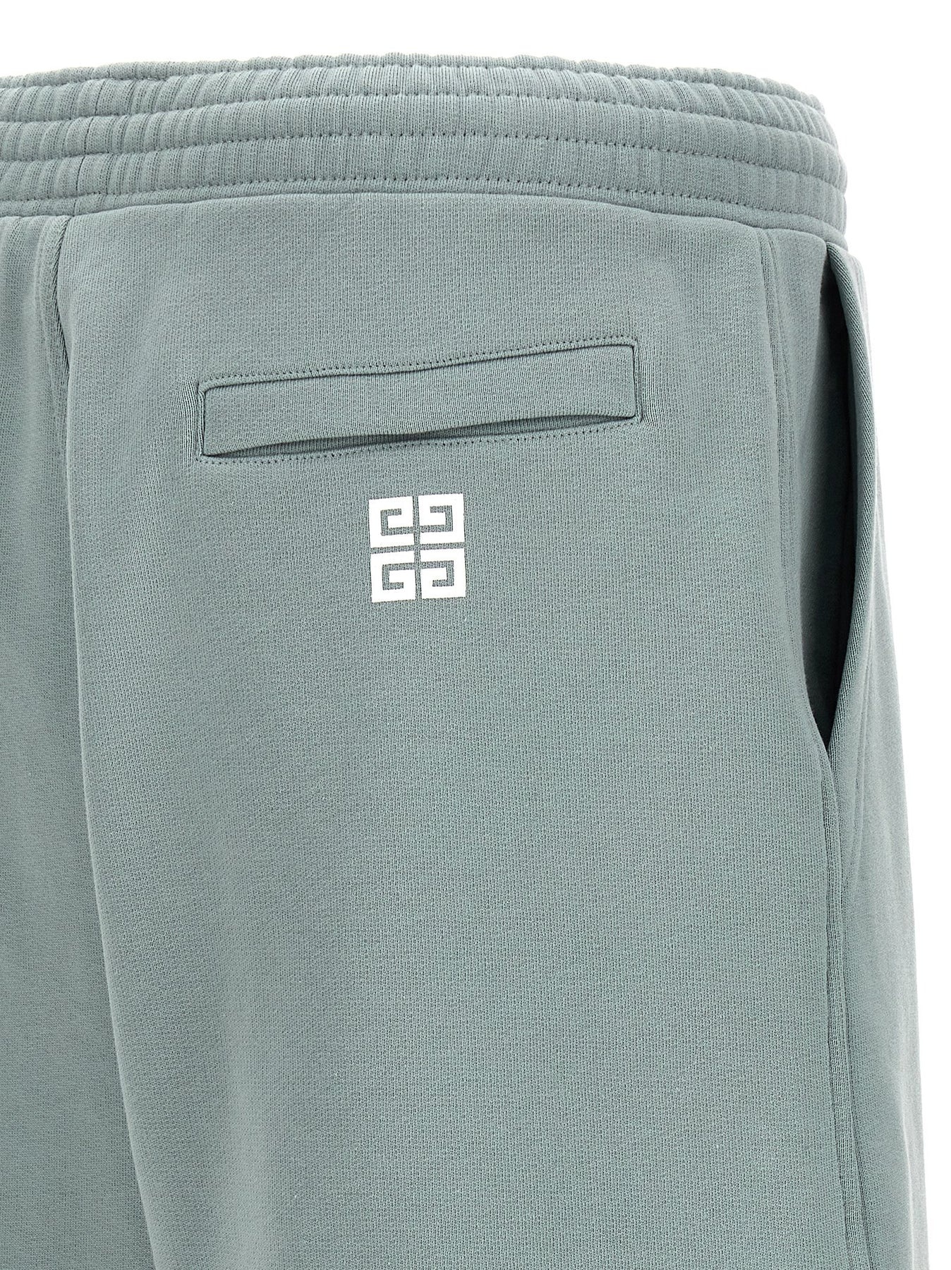 Logo Print Bermuda Shorts Bermuda, Short Light Blue - 4