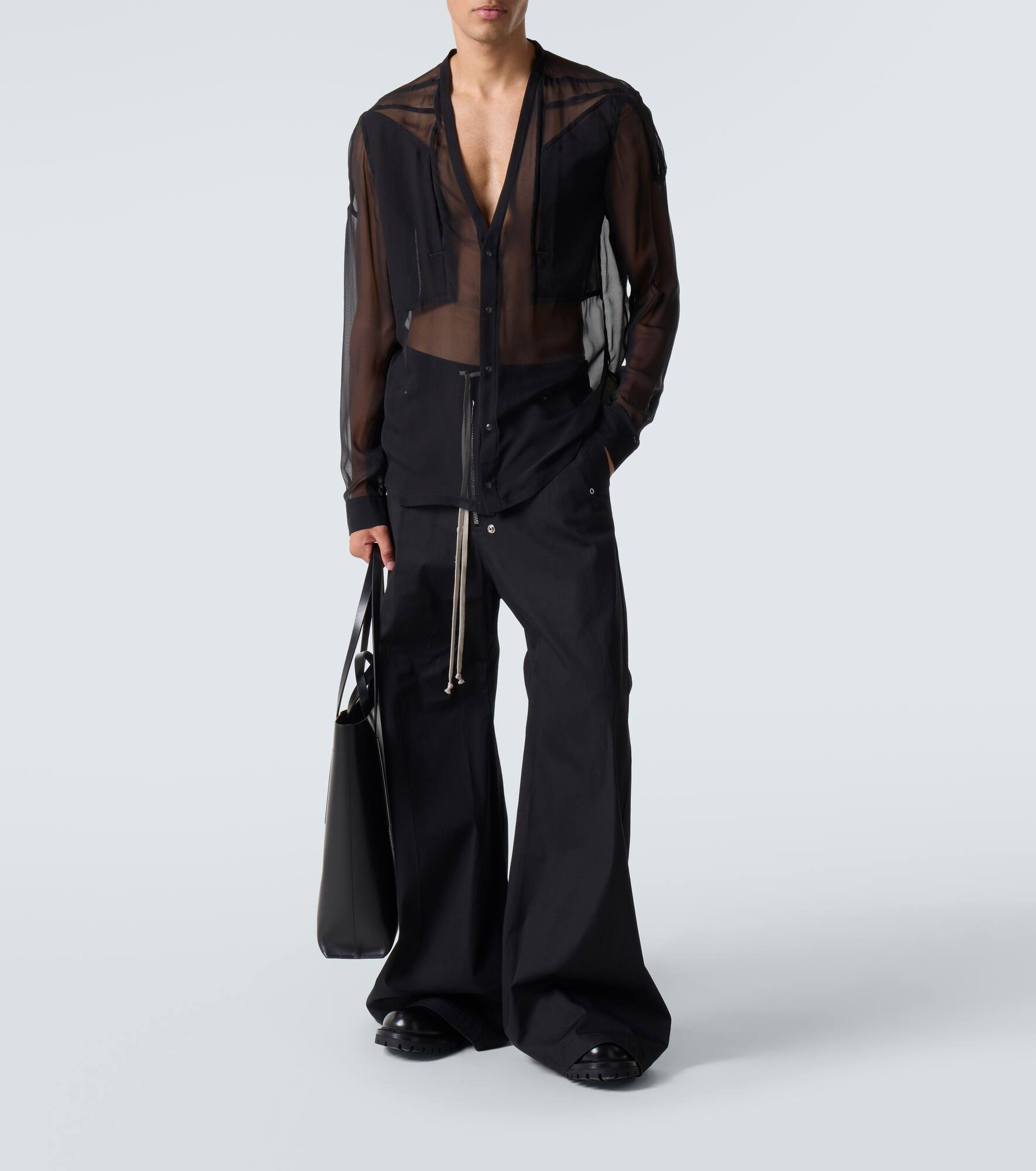 Sheer silk shirt - 2