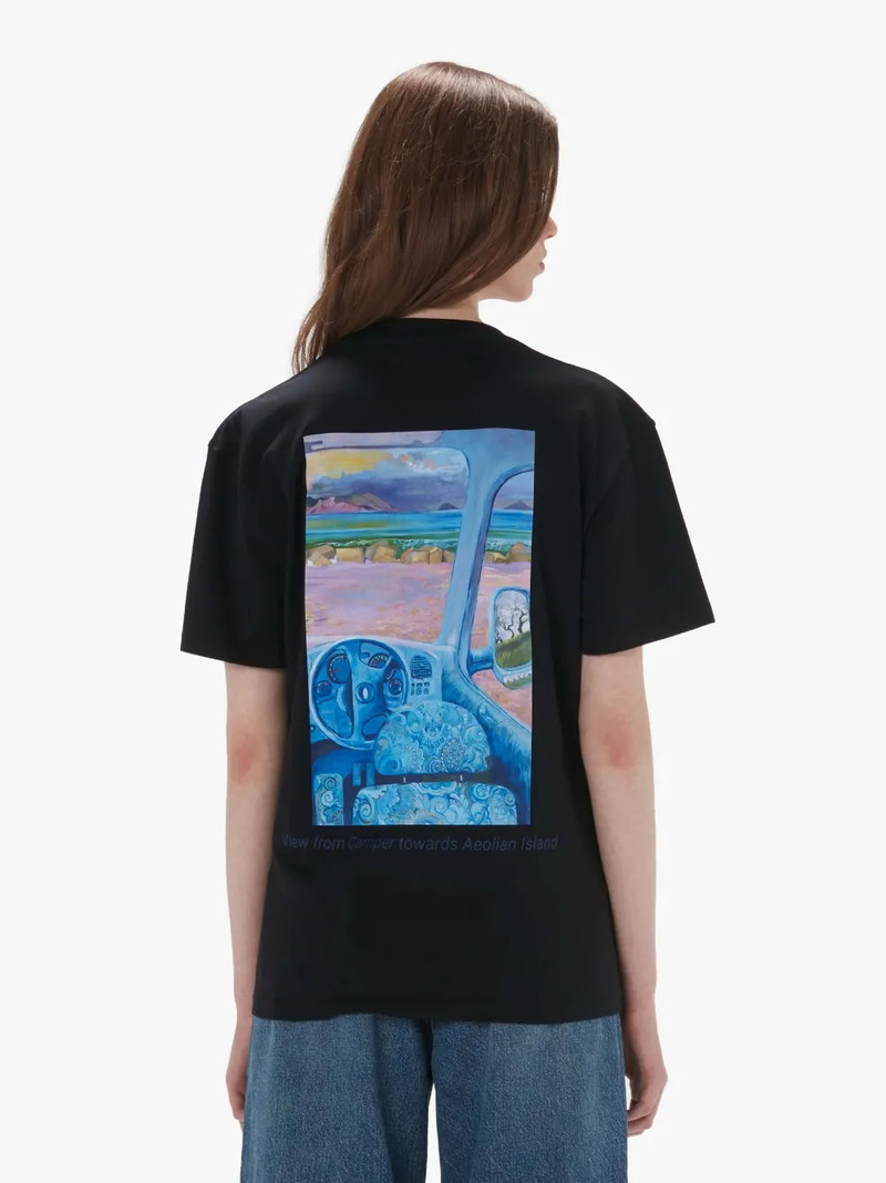 JW Anderson ANCHOR EMBROIDERY BACK PRINT T-SHIRT outlook