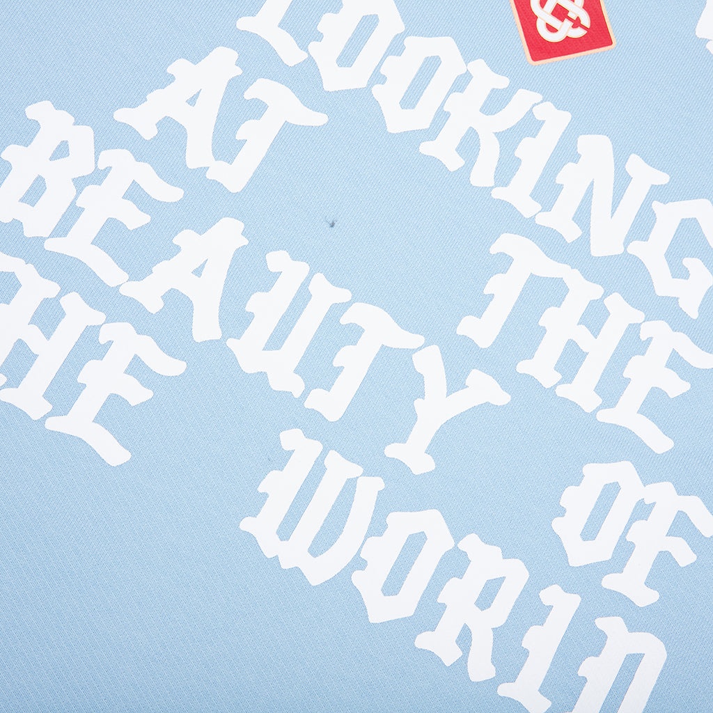 LOOKING AT THE BEAUTY OF THE WORLD SWEATSHIRT - PALE BLUE - 5