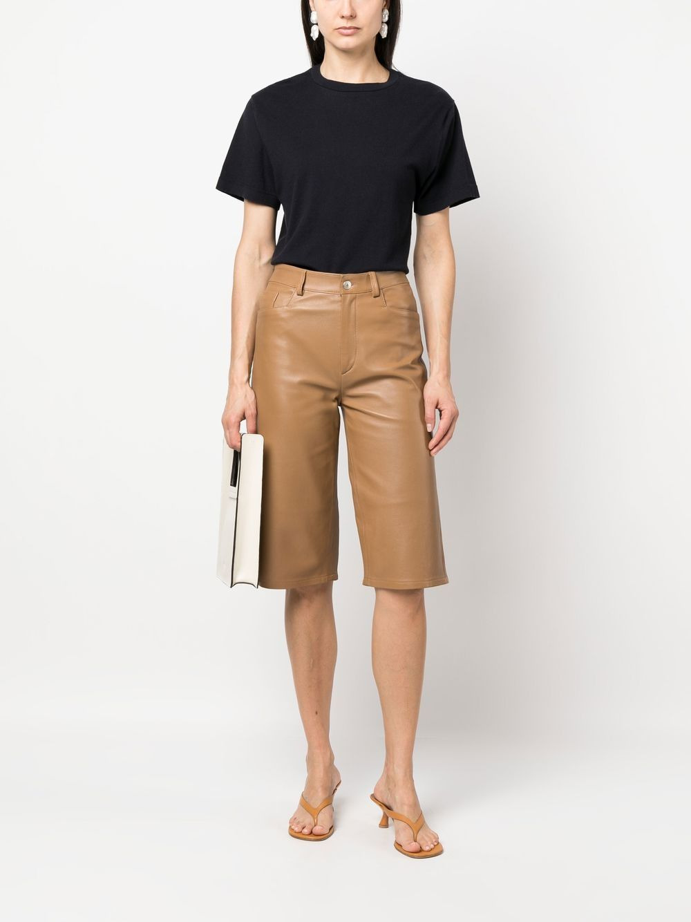 short-sleeve cotton-blend T-shirt - 2
