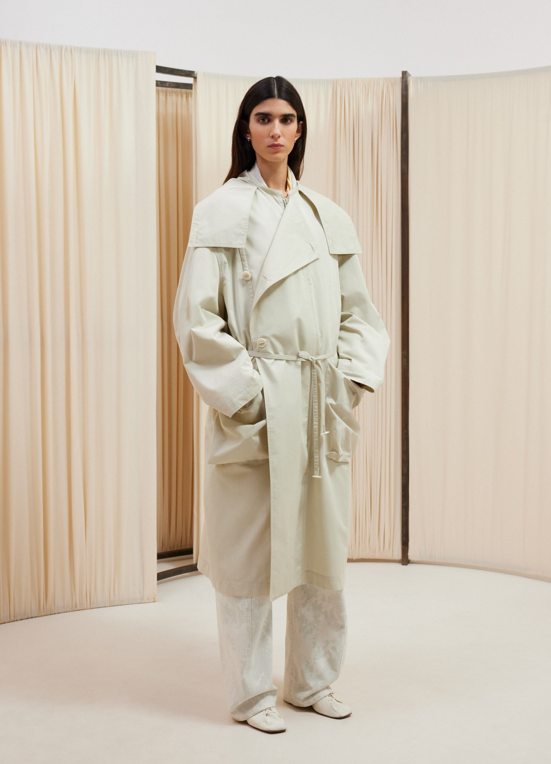 LIGHT ASYMMETRICAL COAT - 3