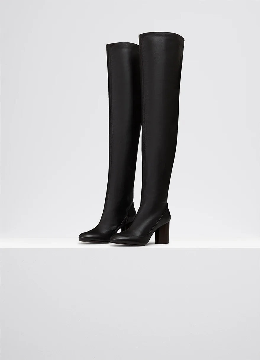 GLOVE HIGH BOOTS WITH 80MM HEEL - 3
