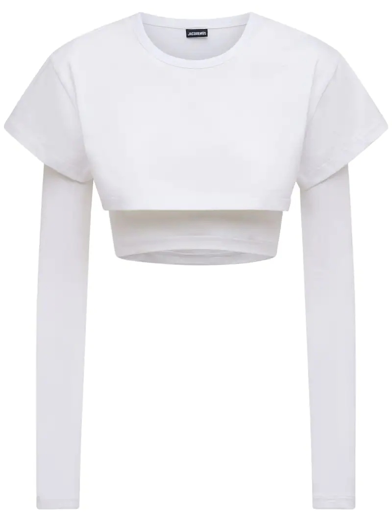 LE DOUBLE TSHIRT COTTON JERSEY T-SHIRT - 1