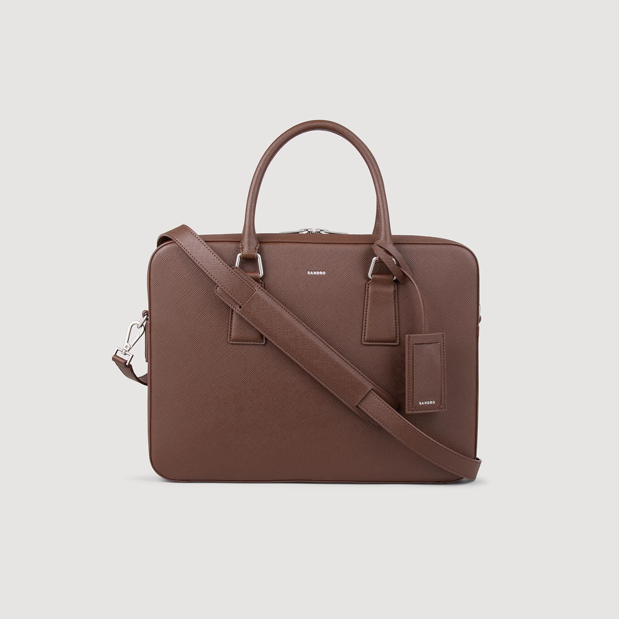 SAFFIANO LEATHER BRIEFCASE - 2