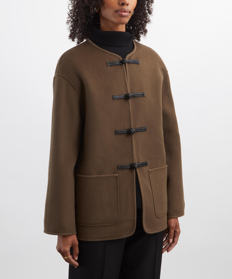 RÓHE Mandarin Double-Faced Wool Jacket outlook