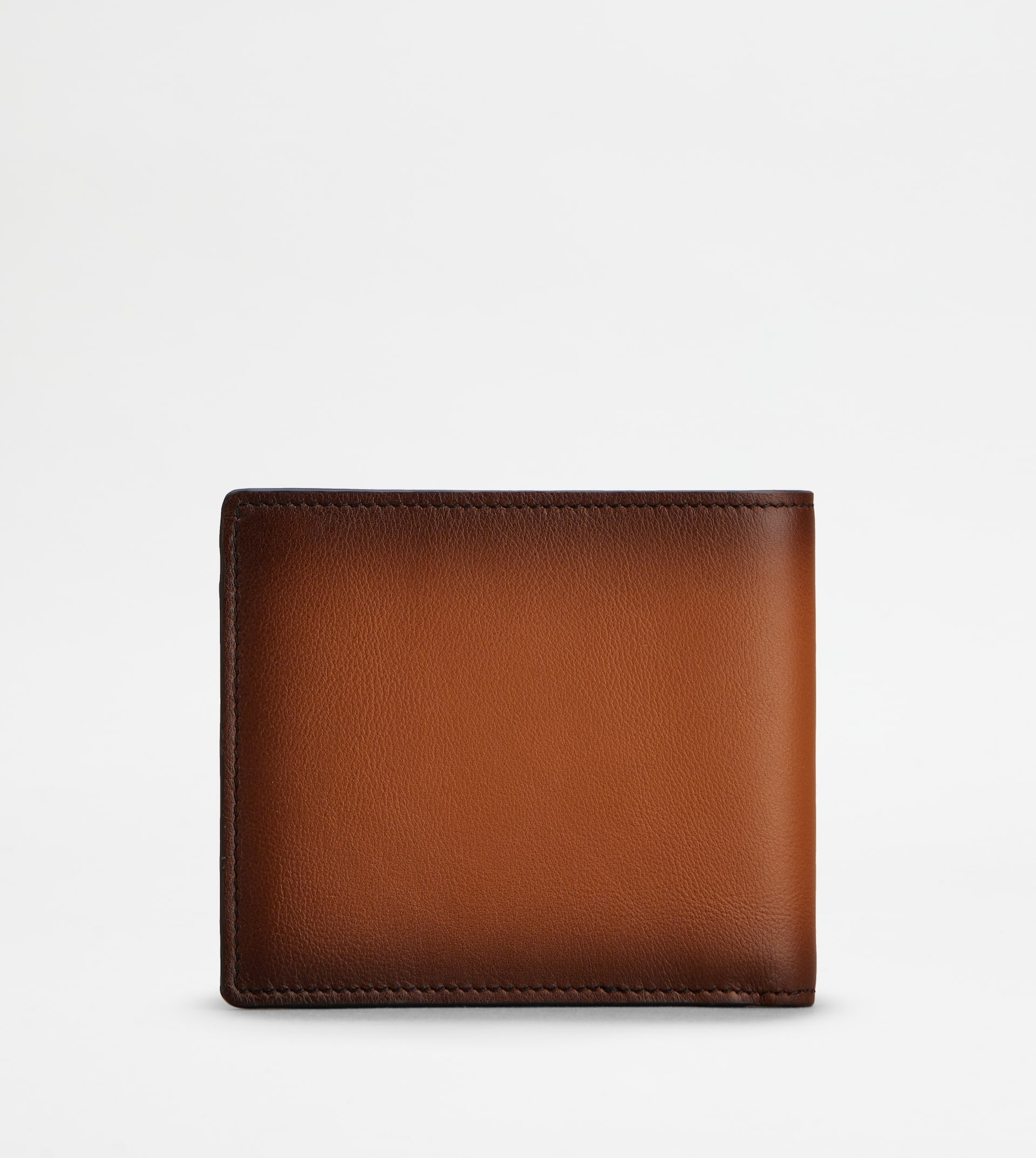 WALLET IN LEATHER - BROWN, BEIGE - 3
