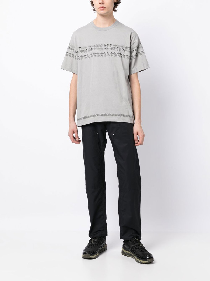 NEIGHBORHOOD mushroom-print detail T-shirt outlook