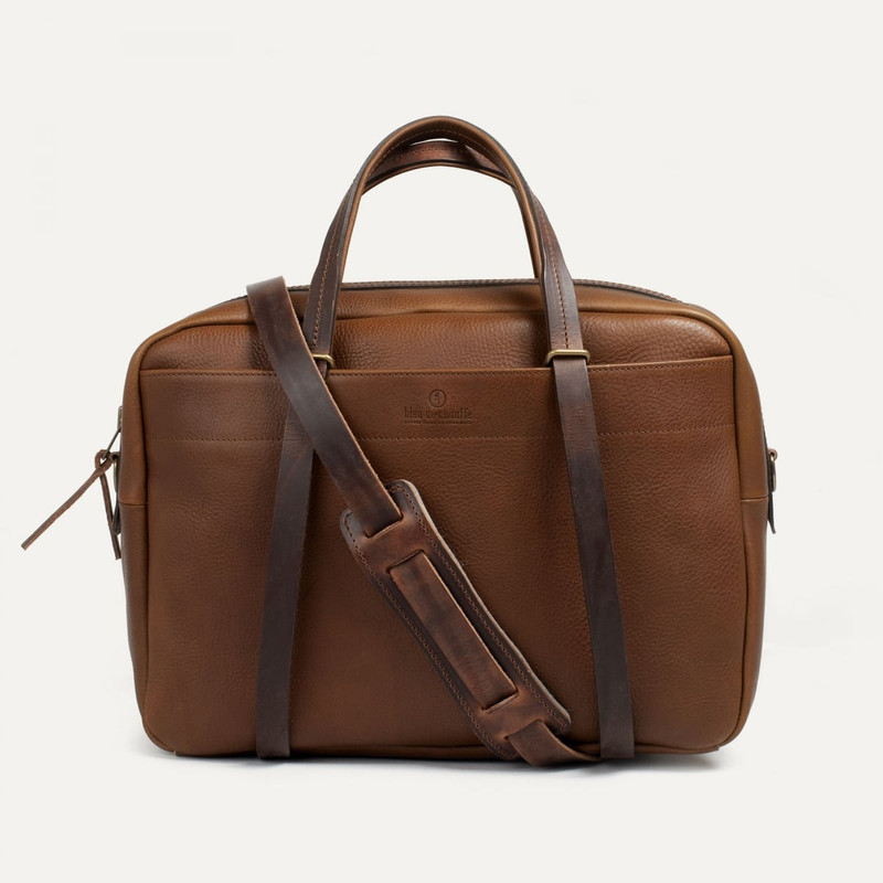 REPORT BUSINESS BAG - AMBER BROWN 1