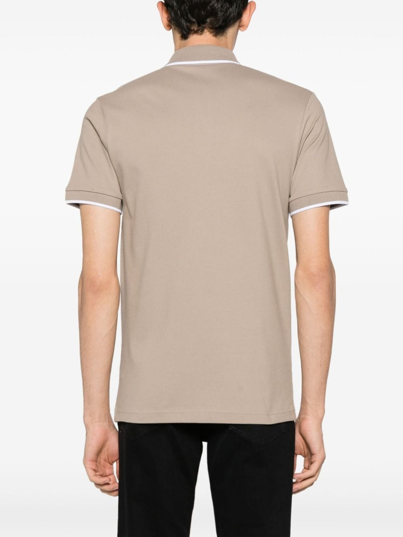 logo-patch piqué polo shirt 4