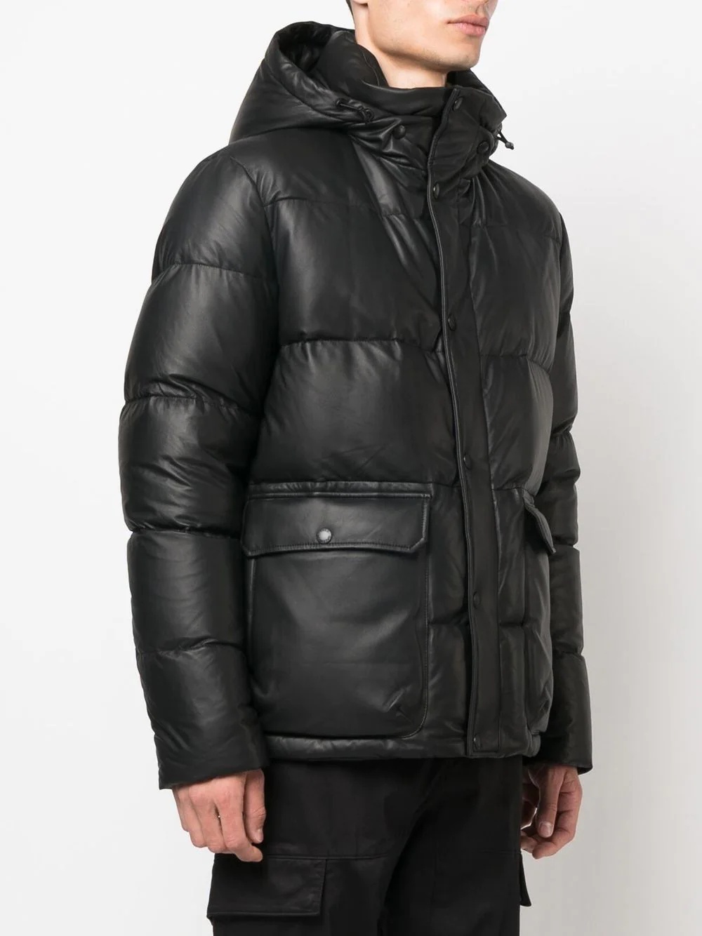 zipped padded jacket - 3