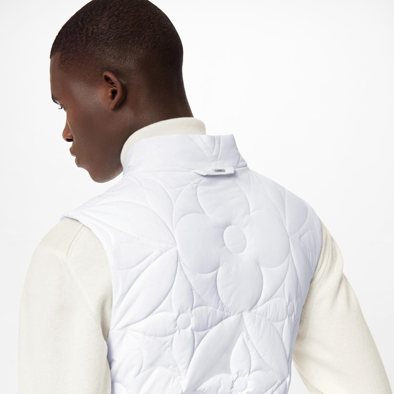 LVSE Padded Monogram Flower Gilet 4