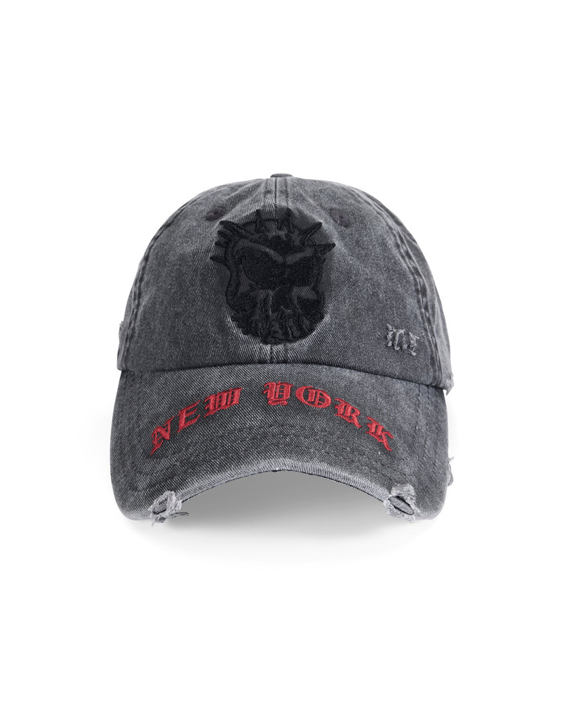 NY SKULL CAP BLACK 1