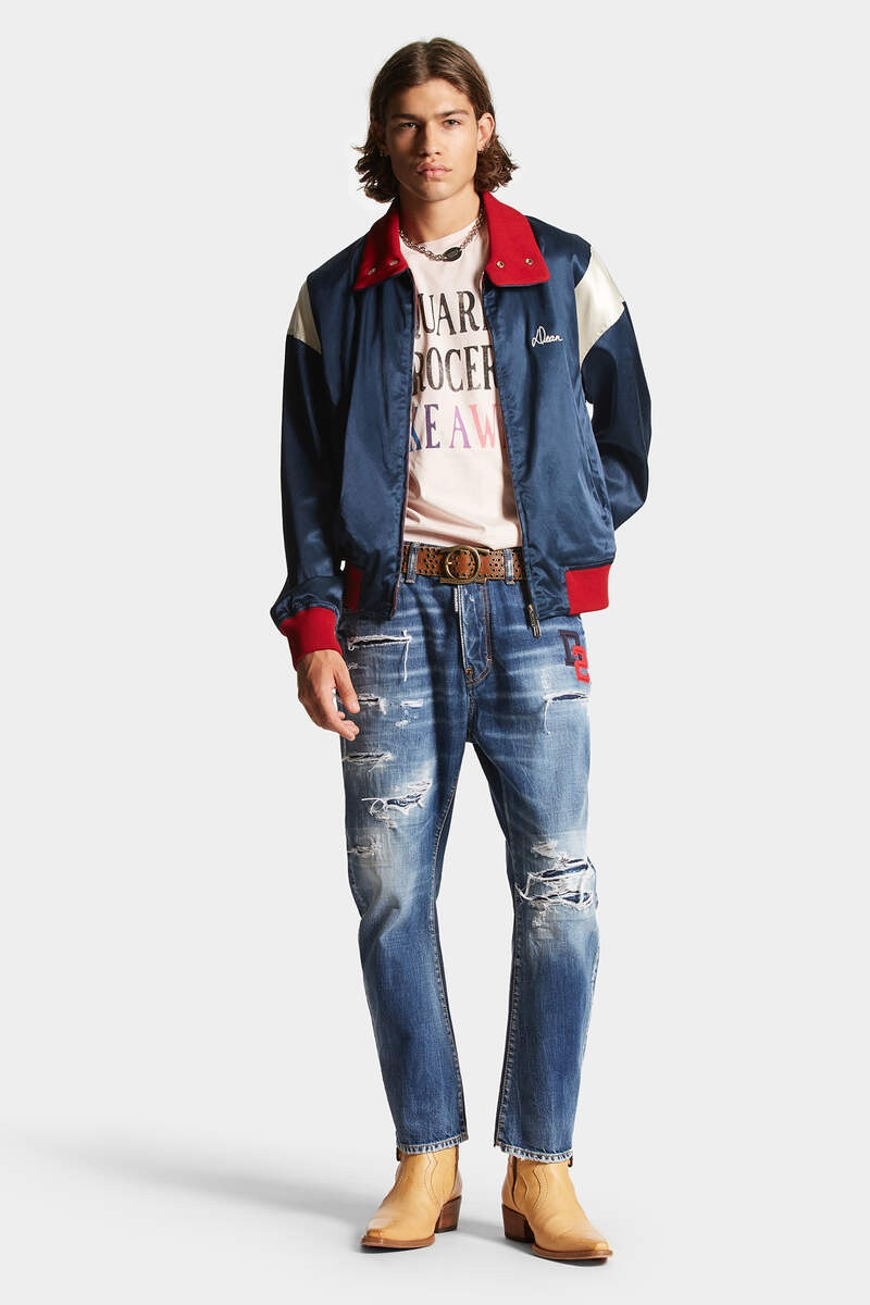 DARK RIPPED WASH BRO JEANS 3