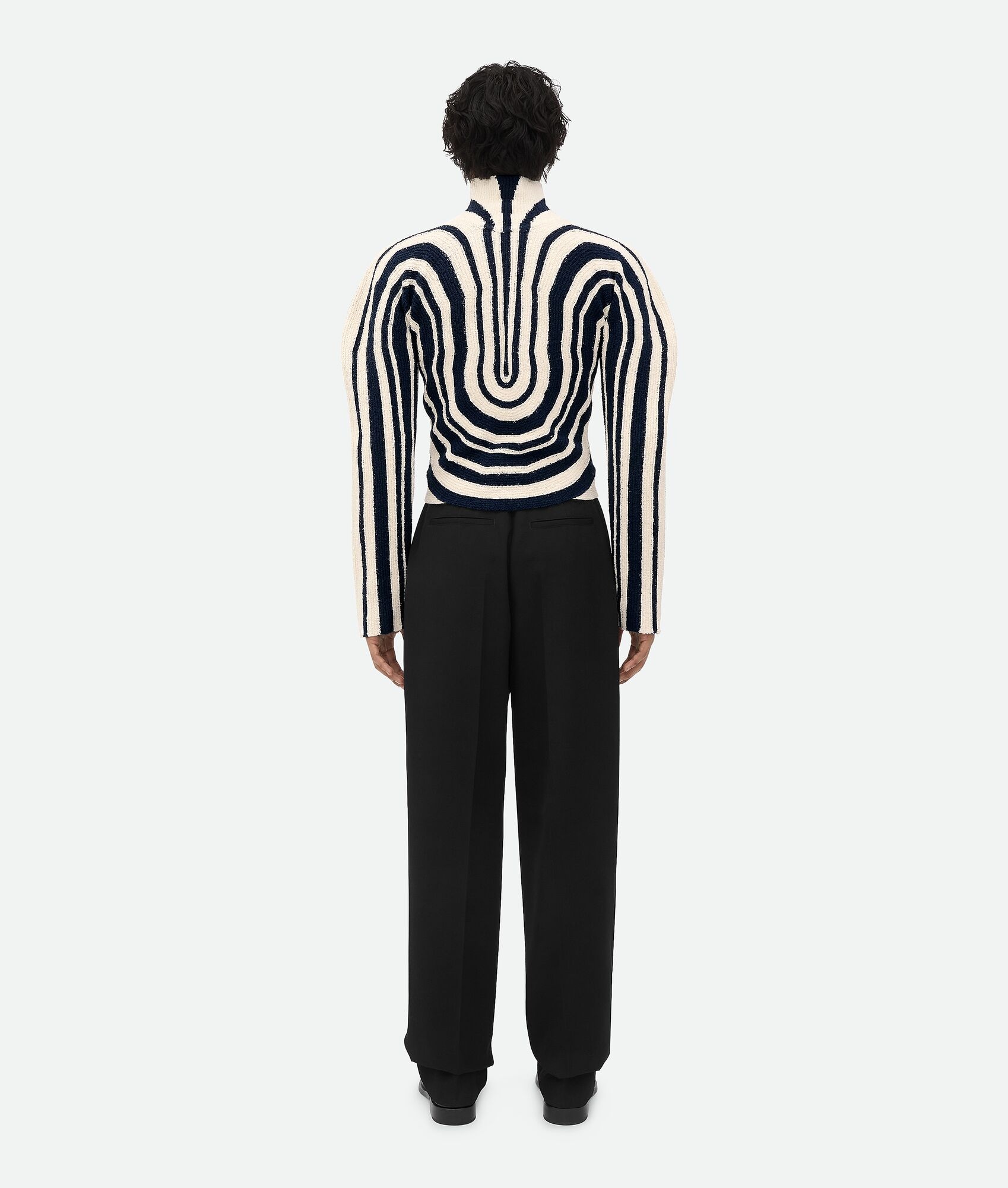 Graphic Cotton Rib Jumper - 3