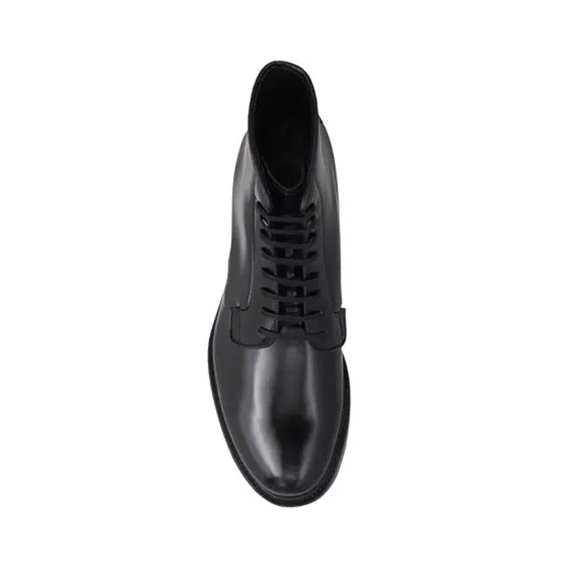 Prada Leather Lace-Up Boots Men - 4