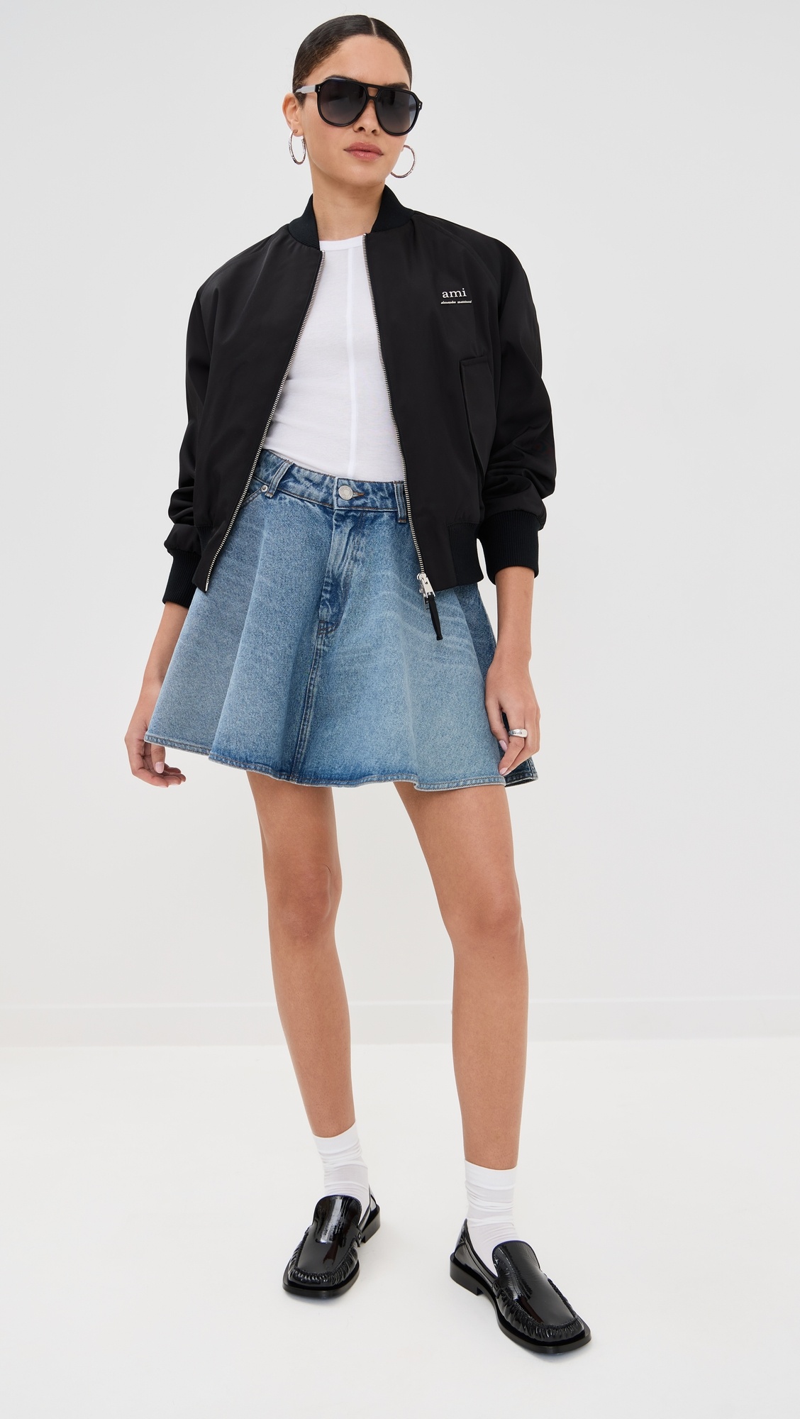 Flare Mini Skirt - 1