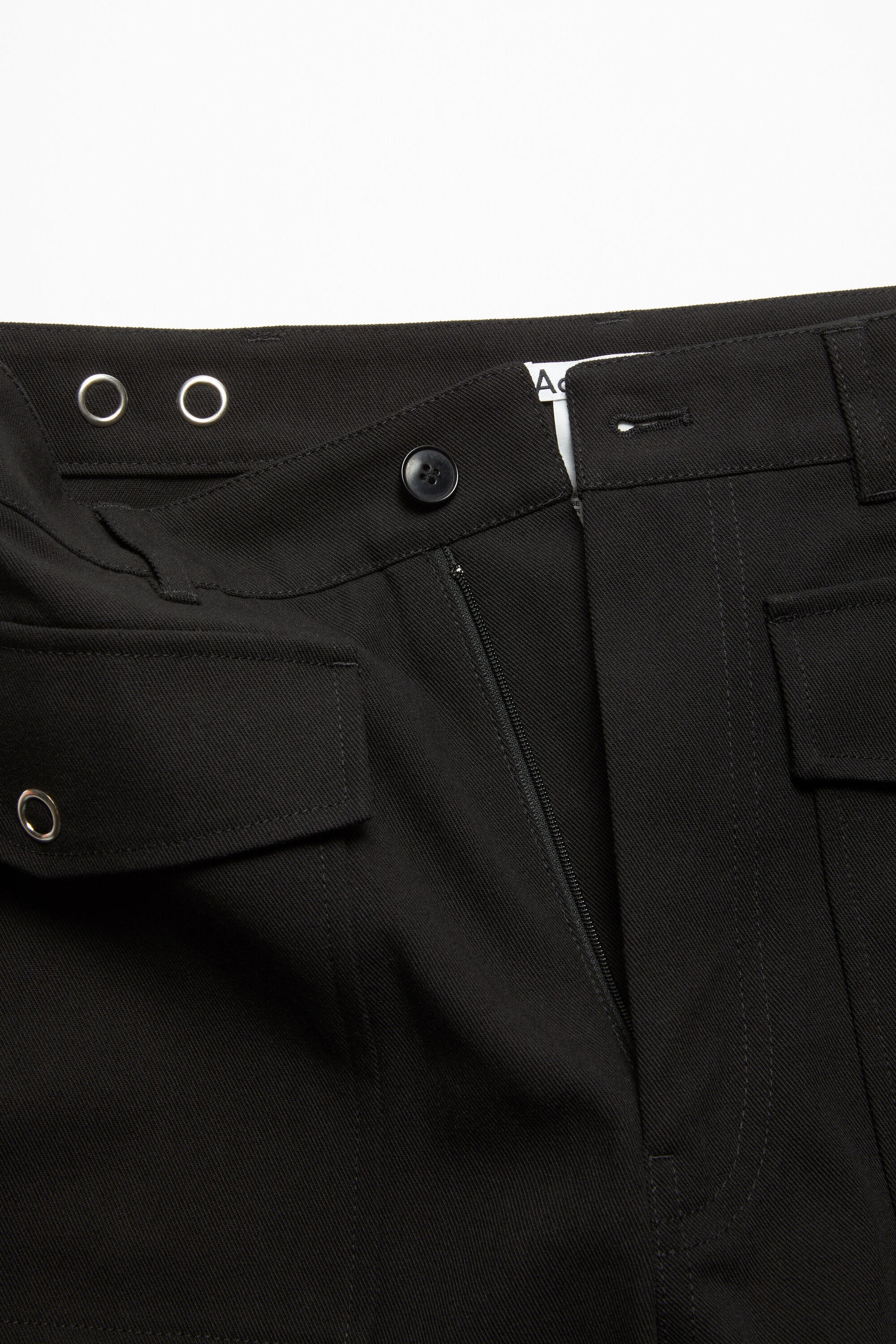 Twill shorts - Black - 6