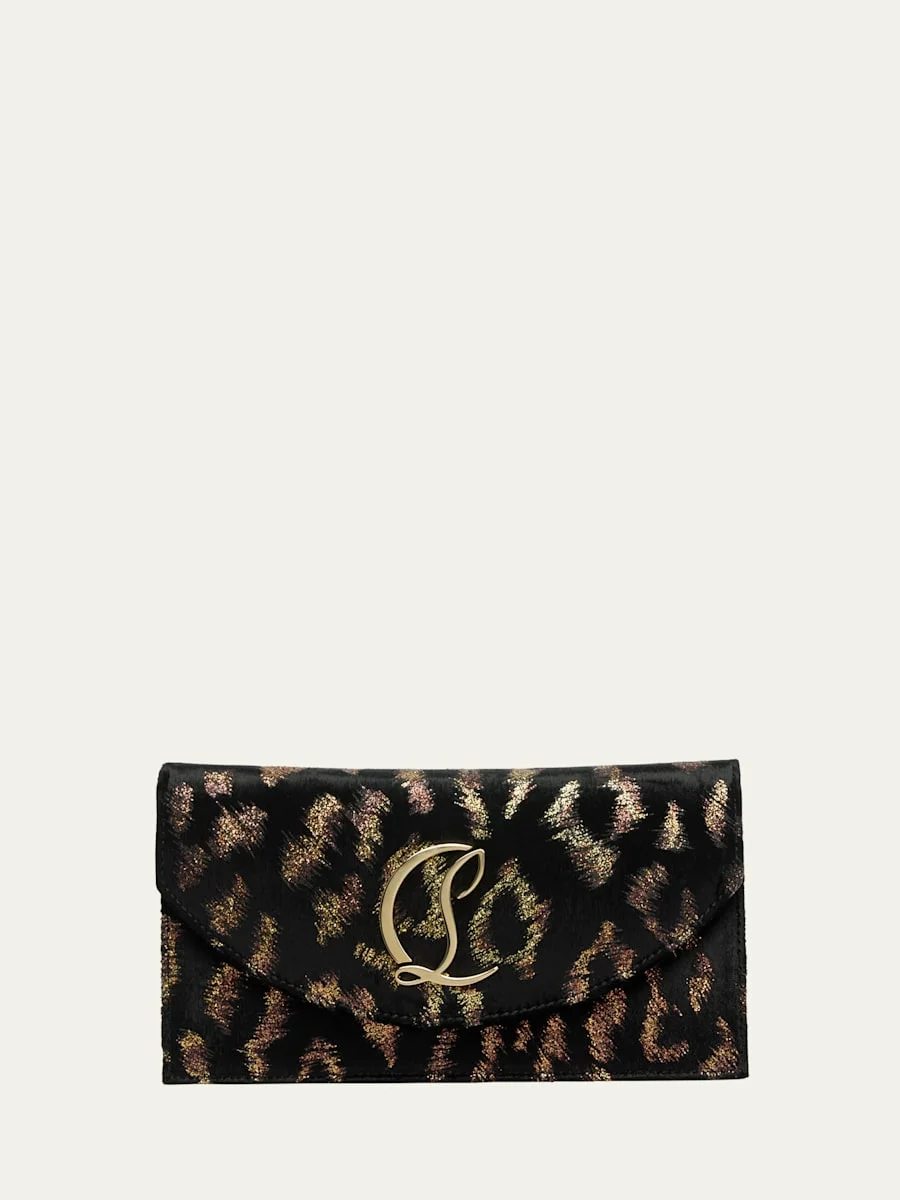 Loubi54 Shimmering Velvet Clutch Bag - 1