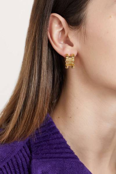 Bottega Veneta Gold-plated hoop earrings outlook