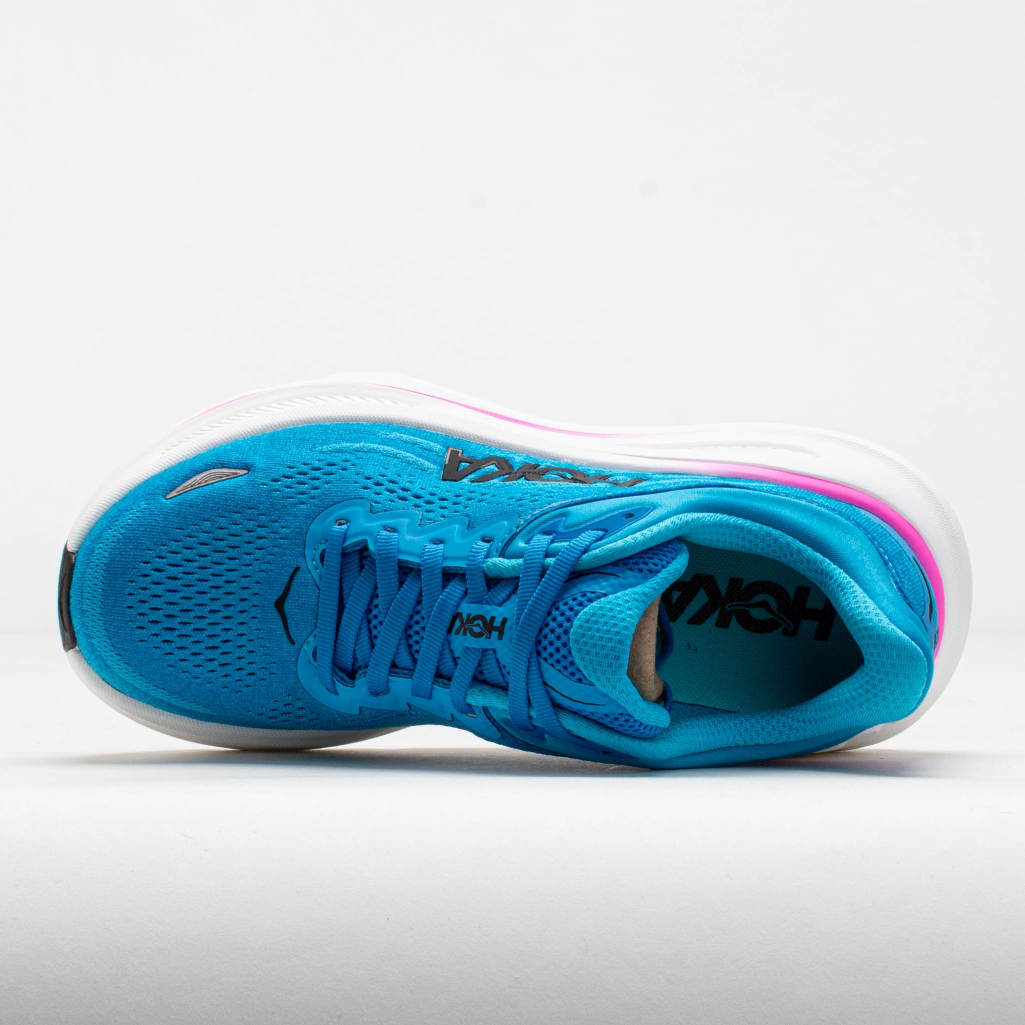 HOKA Bondi 9 Women's Skyward Blue/Neon Fuchsia - 3